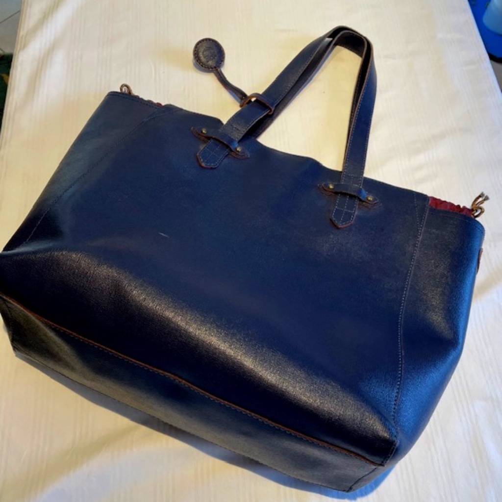 Euc Timberland Navy Tote